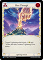 Flesh and Blood TCG Omens of the Third Age Flow Through (Blue) #OMN158 Rare Near Mint