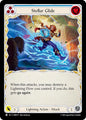 Flesh and Blood TCG Omens of the Third Age Stellar Glide (Blue) #OMN177 Common Near Mint Rainbow Foil