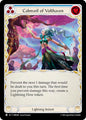 Flesh and Blood TCG Omens of the Third Age Calmveil Of Volthaven (Blue) #OMN186 Common Near Mint