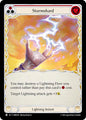 Flesh and Blood TCG Omens of the Third Age Stormshard (Red) #OMN190 Common Near Mint