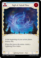 Flesh and Blood TCG Omens of the Third Age Sigil Of Astral Flow (Blue) #OMN199 Common Near Mint