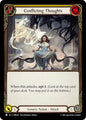 Flesh and Blood TCG Omens of the Third Age Conflicting Thoughts (Yellow) #OMN220 Common Near Mint