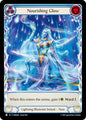 Flesh and Blood TCG Omens of the Third Age Nourishing Glow (Blue) #OMN038 Common Near Mint