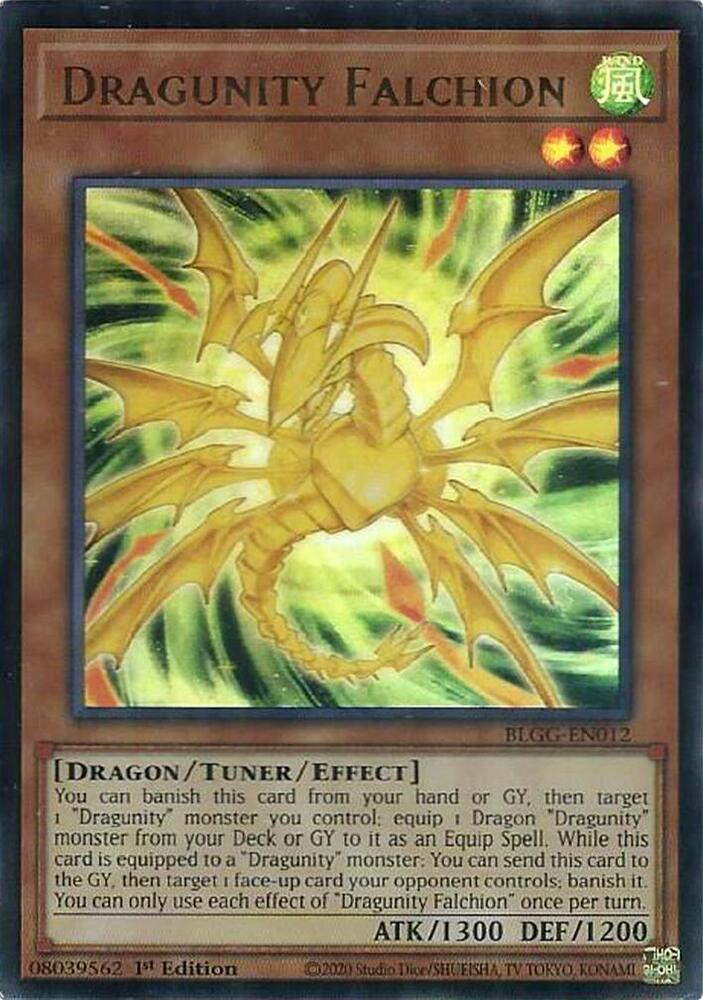 YuGiOh Battles of Legend: Glorious Gallery [Dragunity Falchion] #BLGG-EN012 Ultra Rare Near Mint