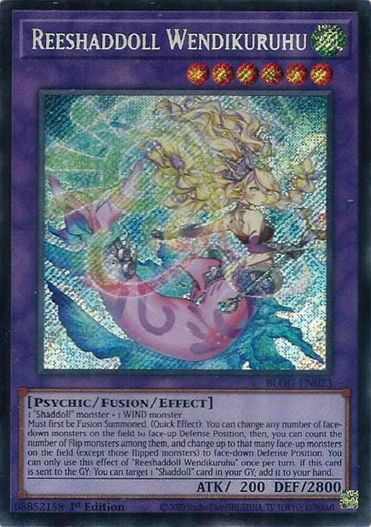 YuGiOh Battles of Legend: Glorious Gallery [Reeshaddoll Wendikuruhu] #BLGG-EN023 Secret Rare Near Mint