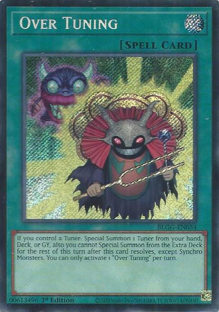 YuGiOh Battles of Legend: Glorious Gallery [Over Tuning] #BLGG-EN034 Secret Rare Near Mint