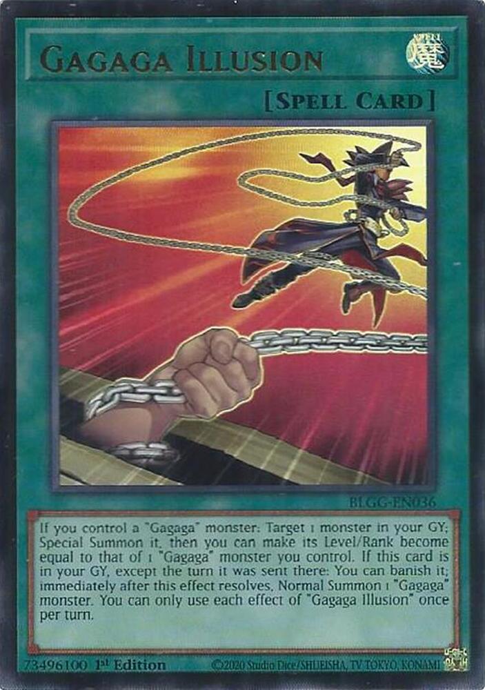 YuGiOh Battles of Legend: Glorious Gallery [Gagaga Illusion] #BLGG-EN036 Ultra Rare Near Mint