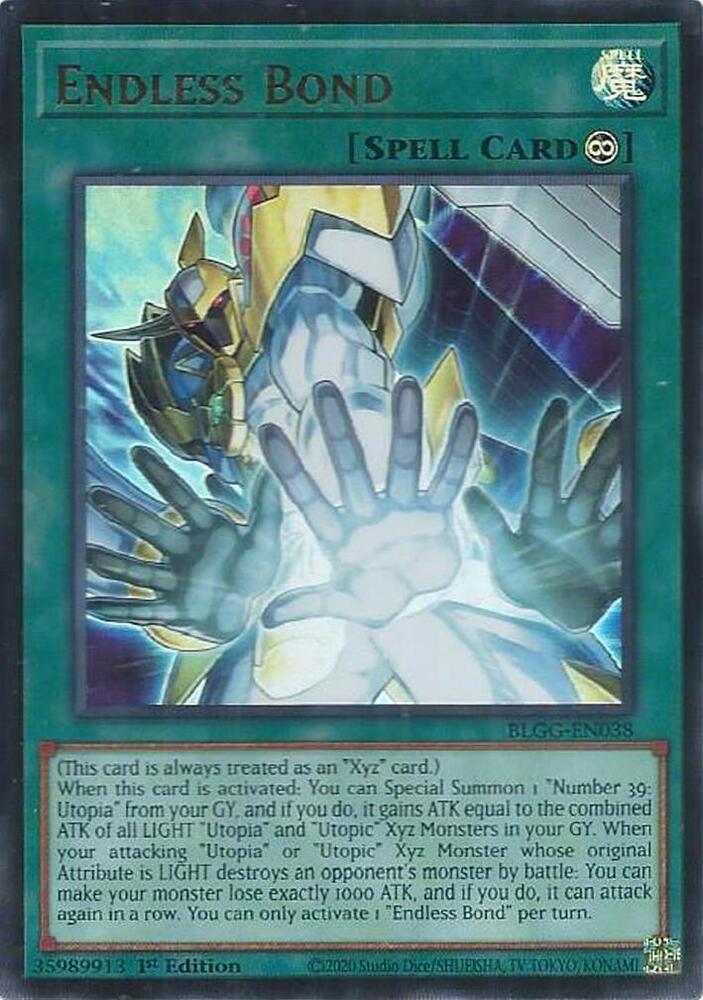 YuGiOh Battles of Legend: Glorious Gallery [Endless Bond] #BLGG-EN038 Ultra Rare Near Mint