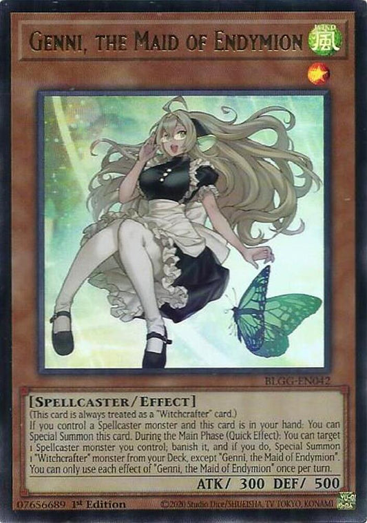 YuGiOh Battles of Legend: Glorious Gallery [Genni, the Maid of Endymion] #BLGG-EN042 Ultra Rare Near Mint