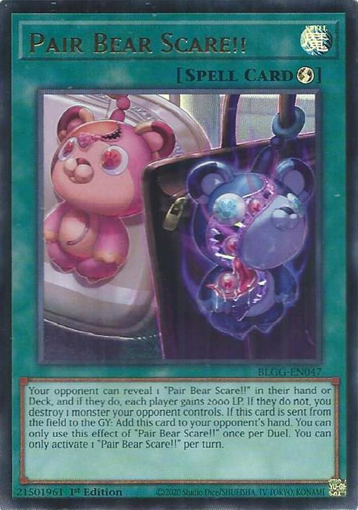 YuGiOh Battles of Legend: Glorious Gallery [Pair Bear Scare!!] #BLGG-EN047 Ultra Rare Near Mint