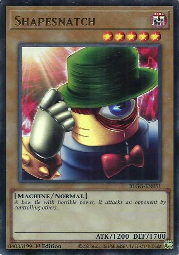YuGiOh Battles of Legend: Glorious Gallery [Shapesnatch] #BLGG-EN051 Ultra Rare Near Mint