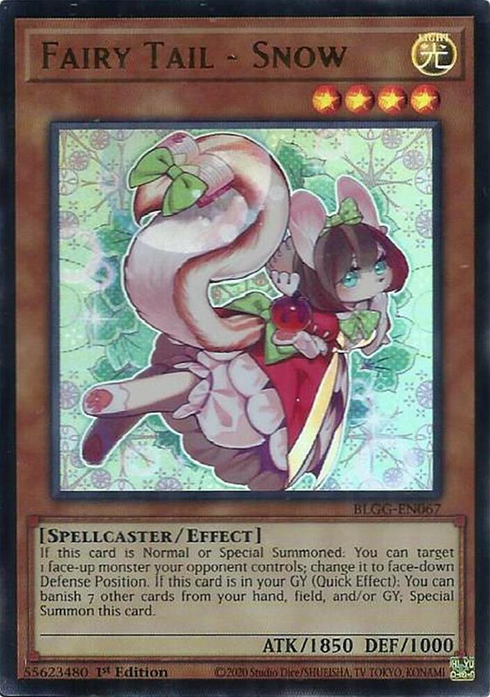 YuGiOh Battles of Legend: Glorious Gallery [Fairy Tail - Snow] #BLGG-EN067 Ultra Rare Near Mint