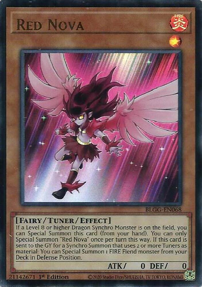 YuGiOh Battles of Legend: Glorious Gallery [Red Nova] #BLGG-EN068 Ultra Rare Near Mint
