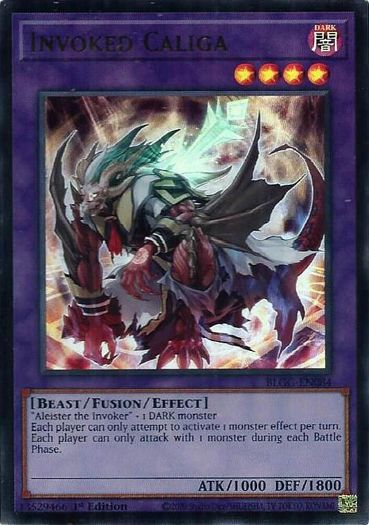 YuGiOh Battles of Legend: Glorious Gallery [Invoked Caliga] #BLGG-EN084 Ultra Rare Near Mint