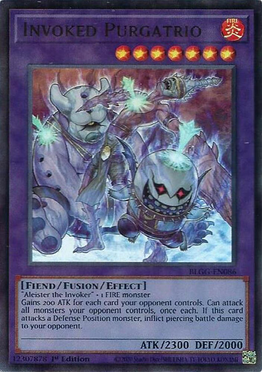 YuGiOh Battles of Legend: Glorious Gallery [Invoked Purgatrio] #BLGG-EN086 Ultra Rare Near Mint