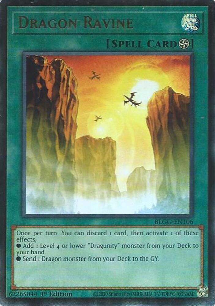 YuGiOh Battles of Legend: Glorious Gallery [Dragon Ravine] #BLGG-EN106 Ultra Rare Near Mint
