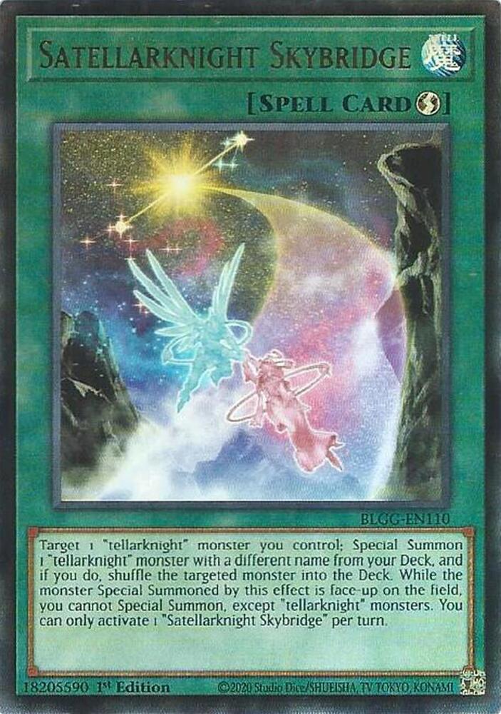 YuGiOh Battles of Legend: Glorious Gallery [Satellarknight Skybridge] #BLGG-EN110 Ultra Rare Near Mint