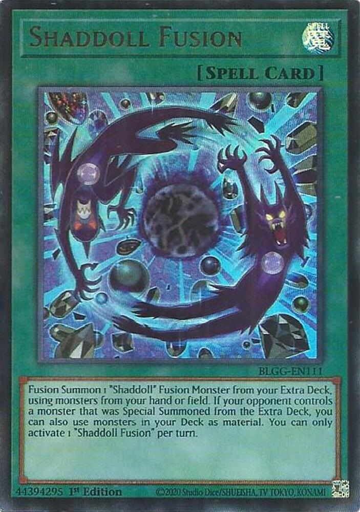YuGiOh Battles of Legend: Glorious Gallery [Shaddoll Fusion] #BLGG-EN111 Ultra Rare Near Mint