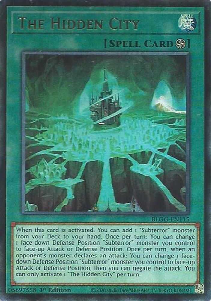 YuGiOh Battles of Legend: Glorious Gallery [The Hidden City] #BLGG-EN115 Ultra Rare Near Mint
