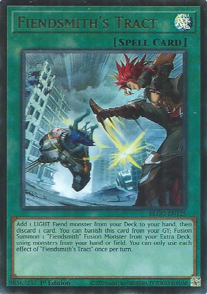 YuGiOh Battles of Legend: Glorious Gallery [Fiendsmith's Tract] #BLGG-EN125 Ultra Rare Near Mint