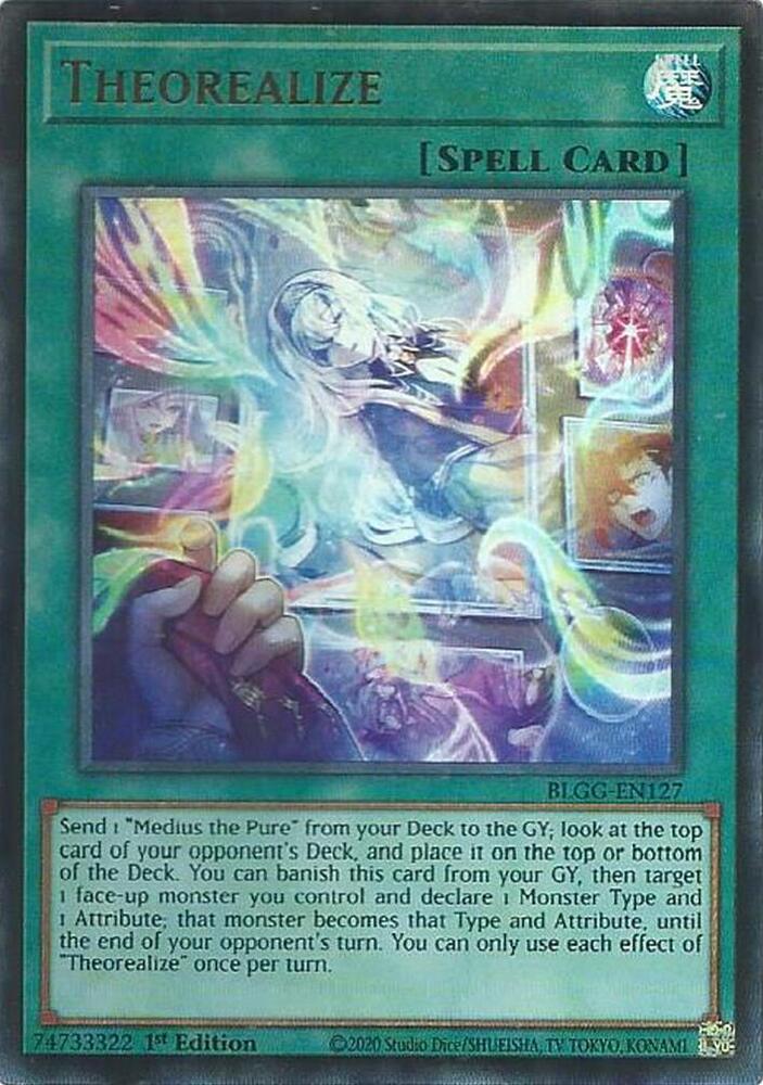 YuGiOh Battles of Legend: Glorious Gallery [Theorealize] #BLGG-EN127 Ultra Rare Near Mint