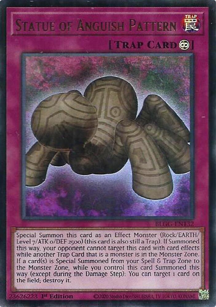 YuGiOh Battles of Legend: Glorious Gallery [Statue of Anguish Pattern] #BLGG-EN132 Ultra Rare Near Mint
