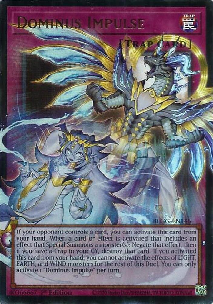 YuGiOh Battles of Legend: Glorious Gallery [Dominus Impulse] #BLGG-EN146 Ultra Rare Near Mint
