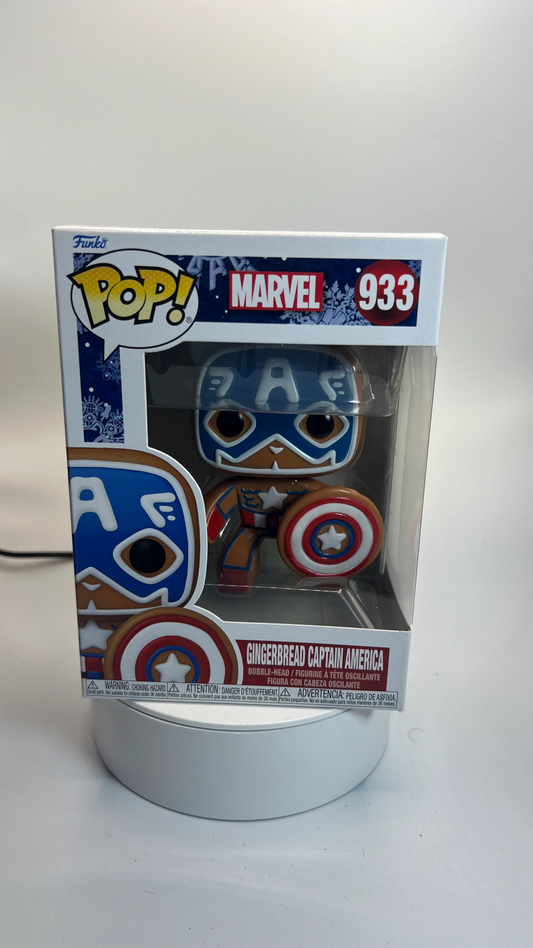 Funko Pop! Marvel - Gingerbread Captain America 933