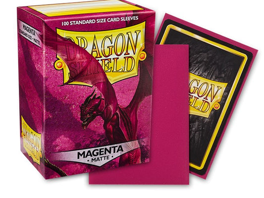 Dragon Shield Standard Matte Sleeves - Magenta (100ct)