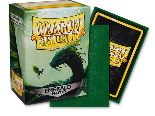 Dragon Shield Standard Matte Sleeves - Emerald (100ct)