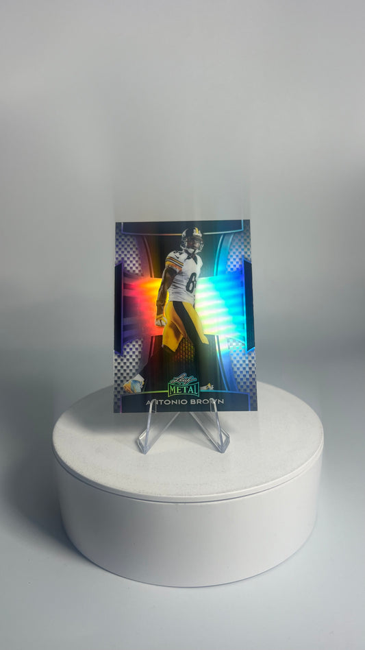 2025 Leaf Metal Football - Antonio Brown #/149 Prismatic Silver #6