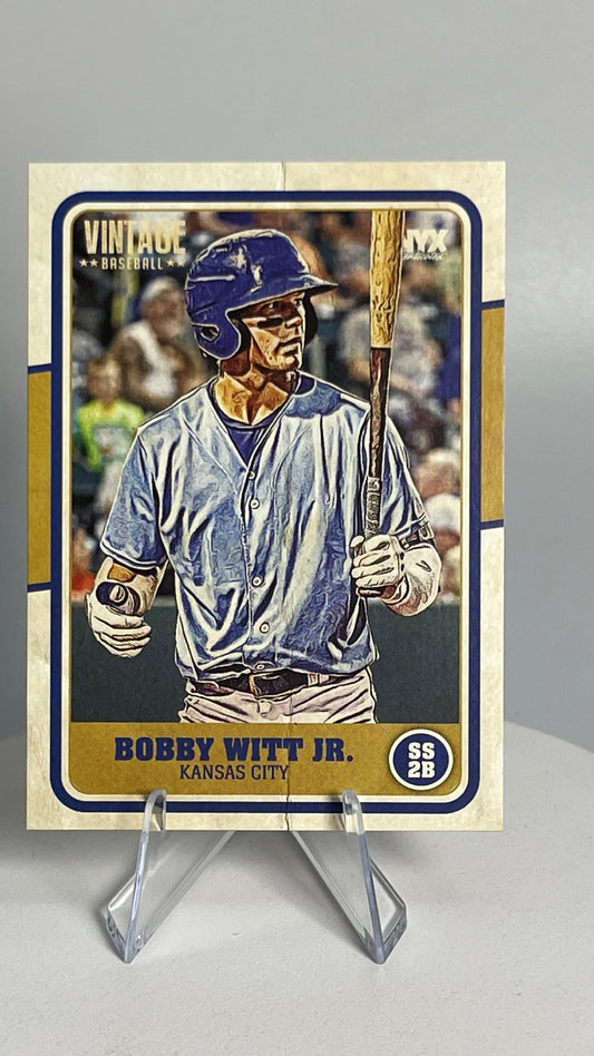2025 Onyx Vintage Bobby Witt Jr. Kansas City Royals #OVBOWI Base Card