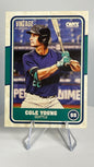 2025 Onyx Vintage Cole Young Base Card #OVCOYO Seattle Mariners Base Card