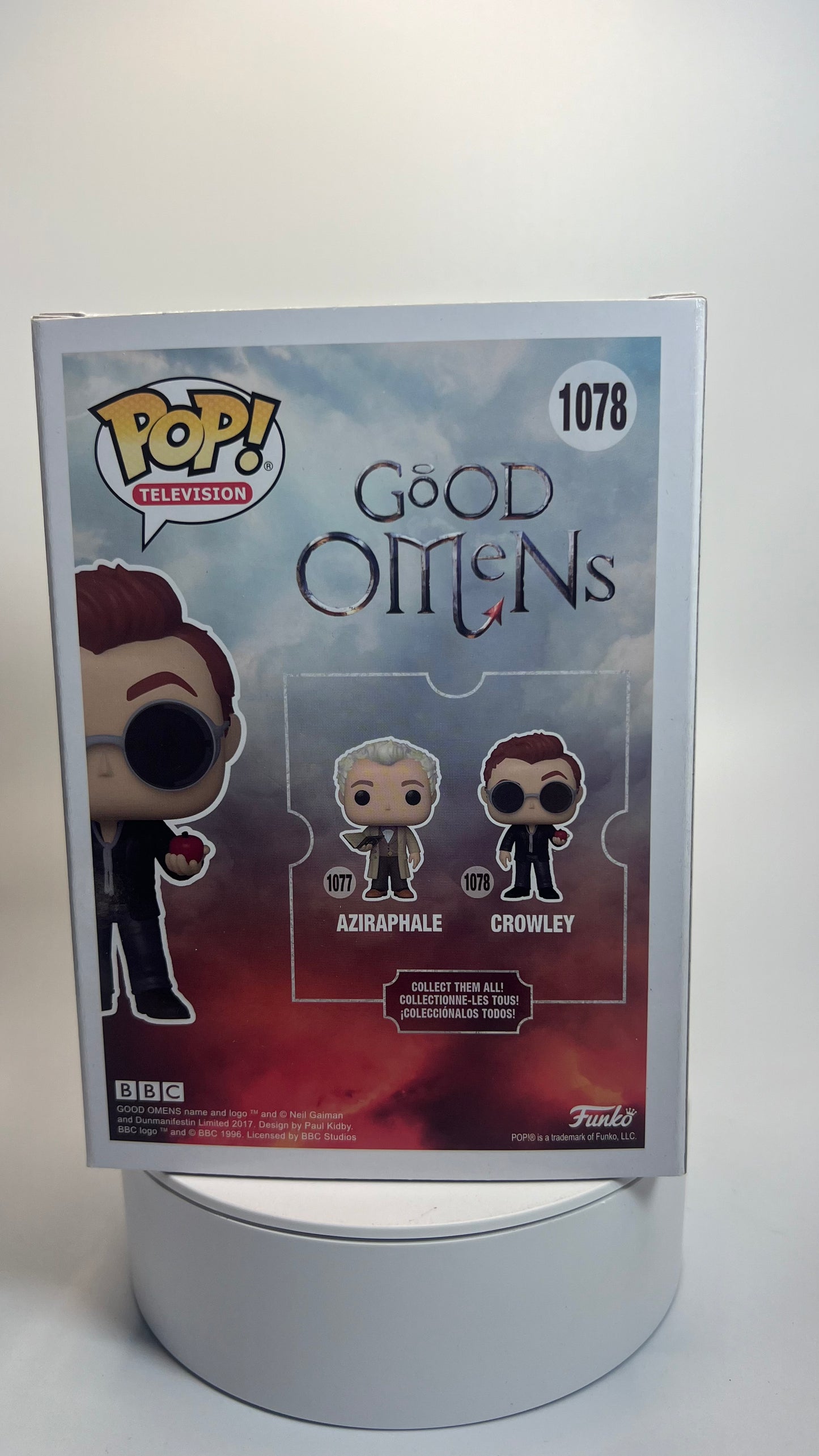 Funko Pop Television Good Omens Crowley 1078