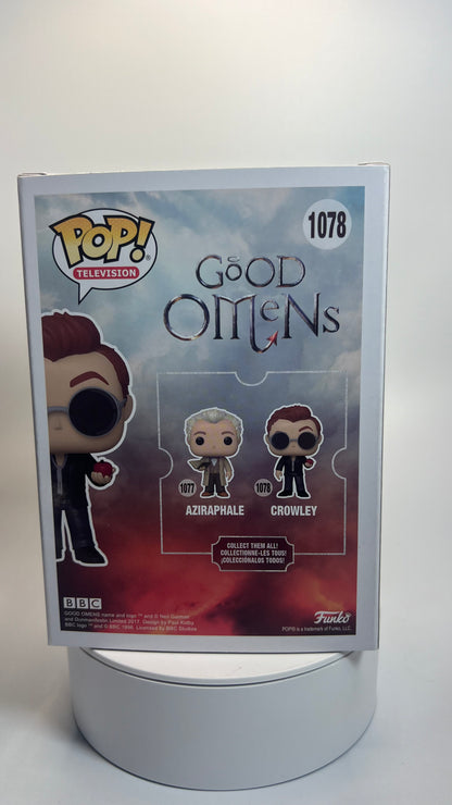 Funko Pop Television Good Omens Crowley 1078
