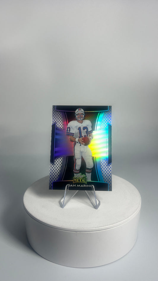 2025 Leaf Metal Football - Dan Marino #/149 Prismatic Silver #36