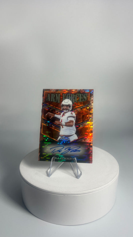 2025 Leaf Metal Armed Forces - D.J. Uiagalelei AUTO 1/1 Pulsar Fire AF-DJU