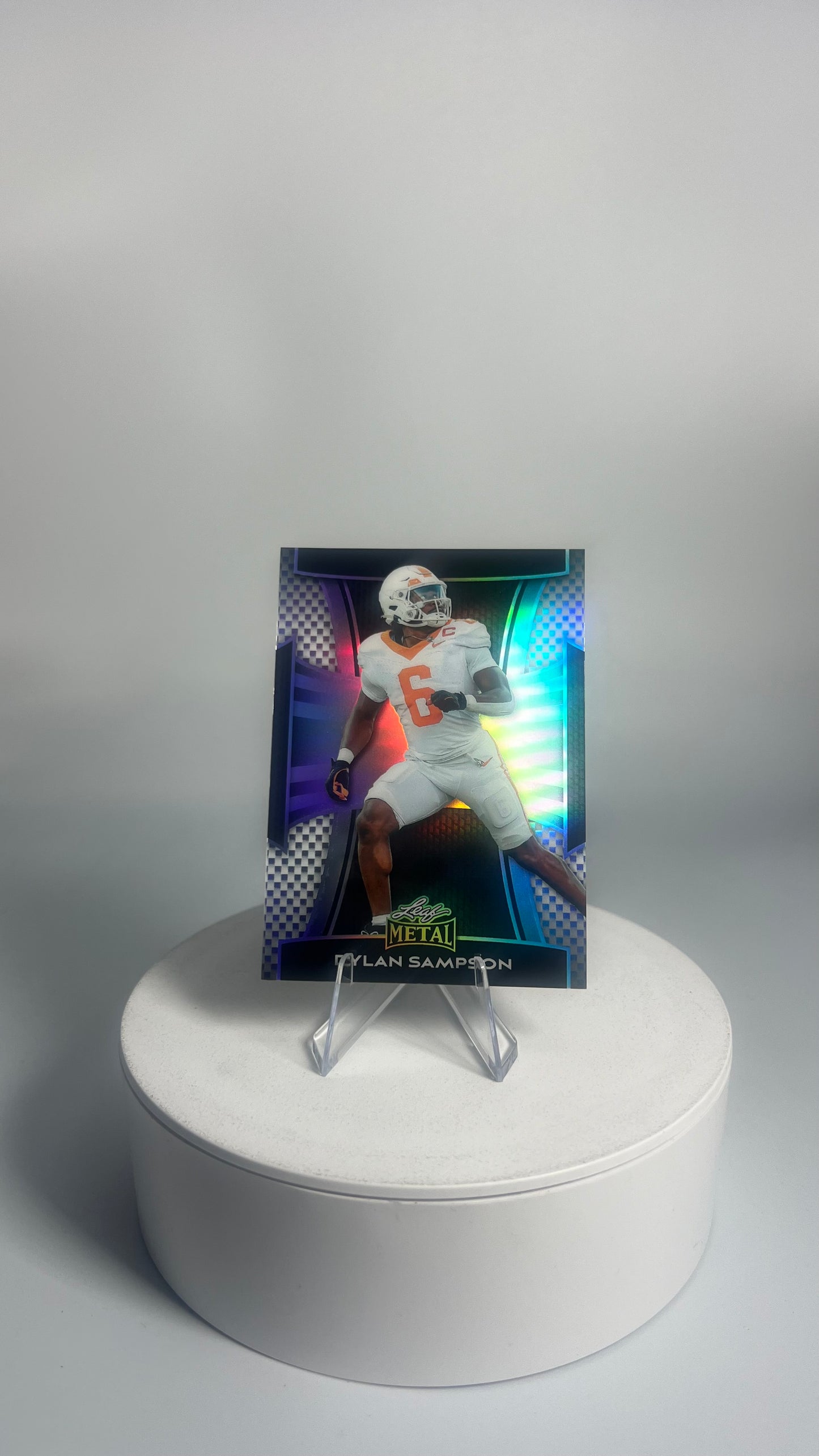 2025 Leaf Metal Football - Dylan Sampson #/149 Prismatic Silver #51