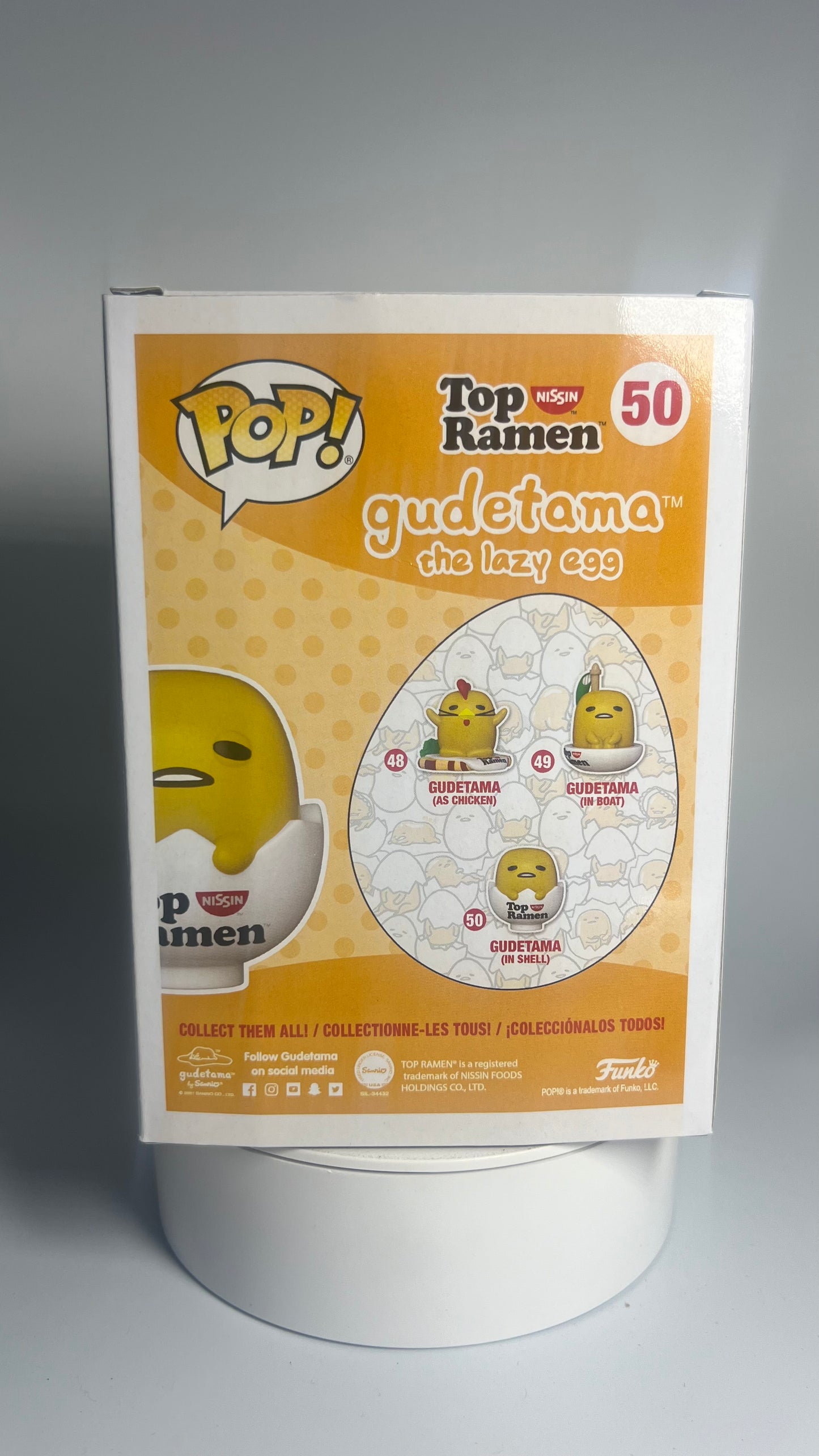 Funko Pop Top Ramen Gudetama (In Shell) 50