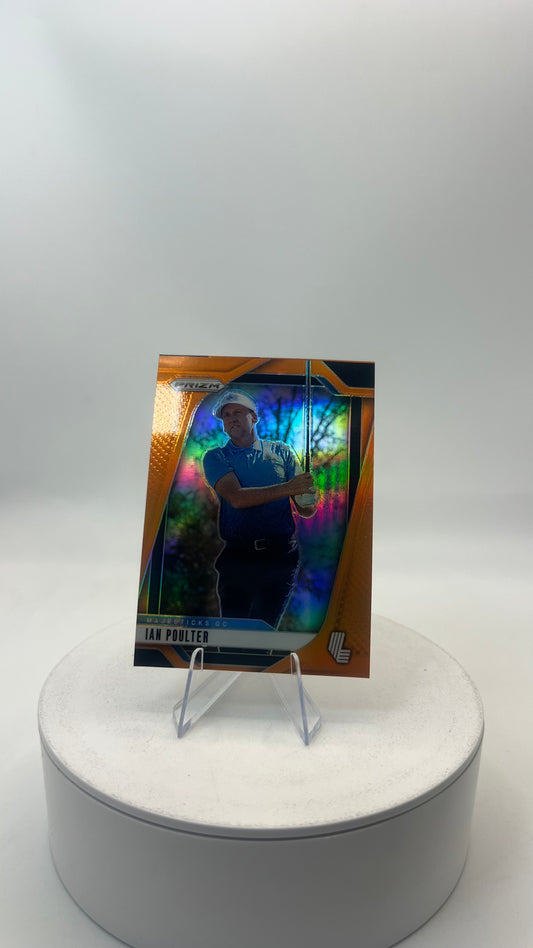 2025/26 Panini Prizm LIV Golf Ian Poulter #19 Orange Prizm 71/75