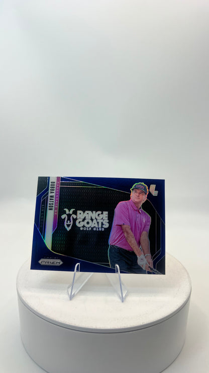 2025/26 Panini Prizm LIV Golf Blue Prizm Horizontal Bubba Watson #24/99