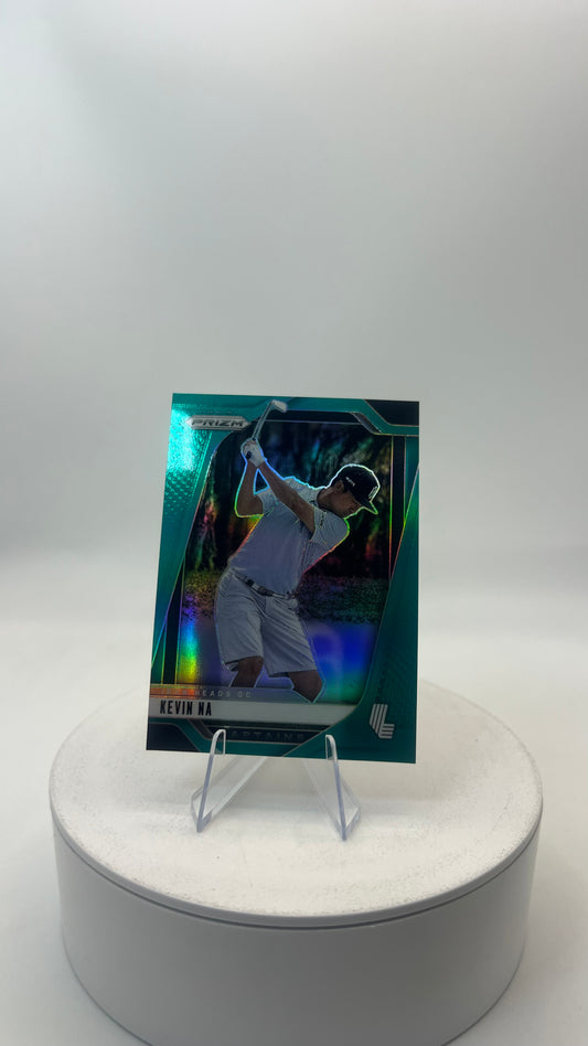 2025/26 Panini Prizm LIV Golf Kevin Na #73 Teal Prizm 177/275