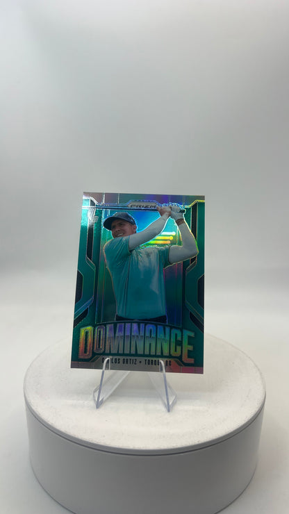 2025/26 Panini Prizm LIV Golf Dominance Teal #11 Carlos Ortiz 179/275 Torque GC