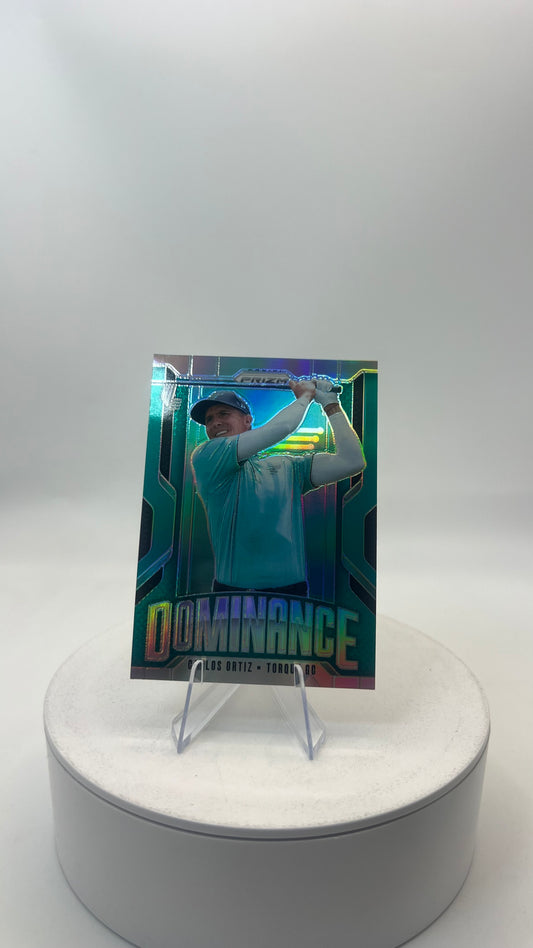 2025/26 Panini Prizm LIV Golf Dominance Teal #11 Carlos Ortiz 179/275 Torque GC