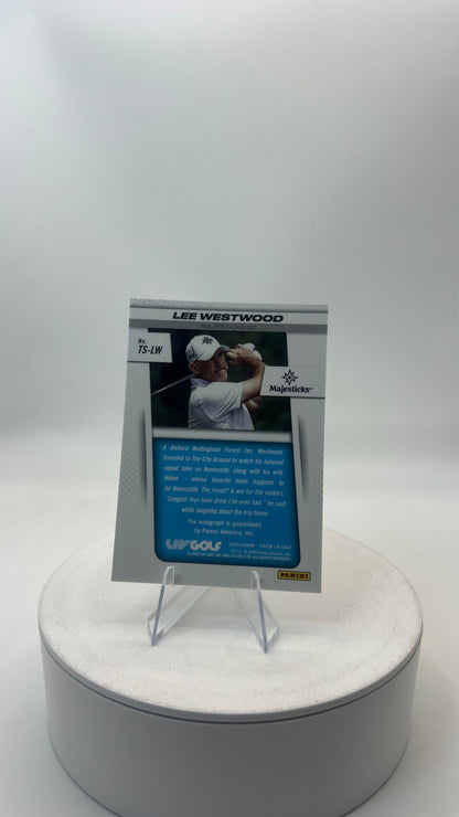 2025/26 Panini Prizm LIV Golf Lee Westwood Auto No. TS-LW