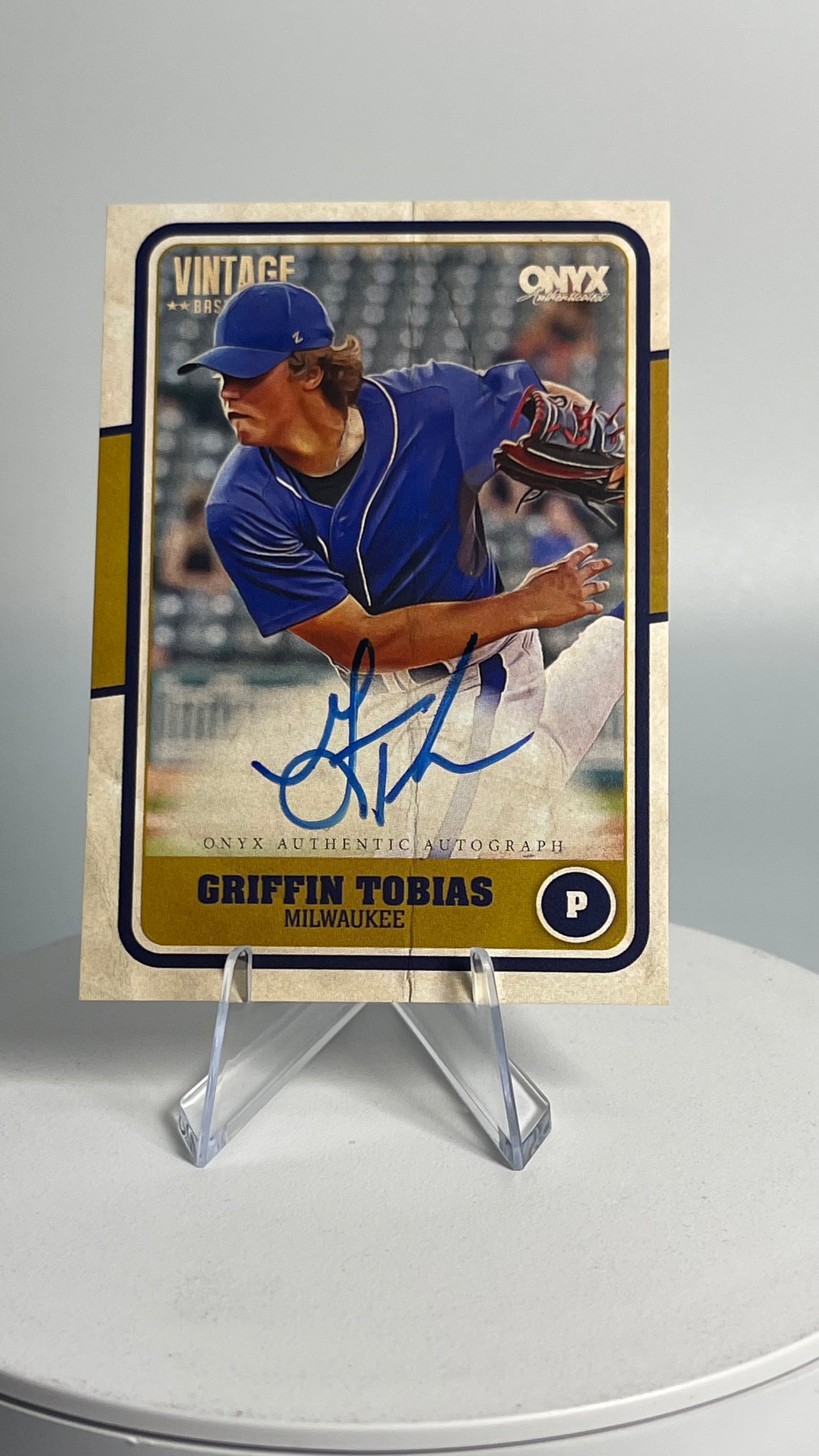 2025 Onyx Vintage Griffin Tobias RC AUTO 2025 Onyx Vintage Autograph On Card #VA