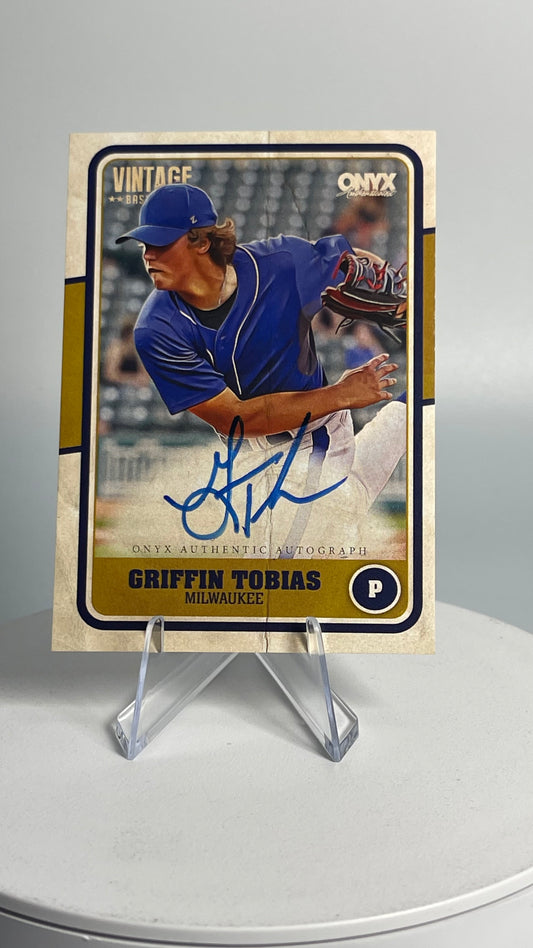 2025 Onyx Vintage Griffin Tobias RC AUTO 2025 Onyx Vintage Autograph On Card #VA
