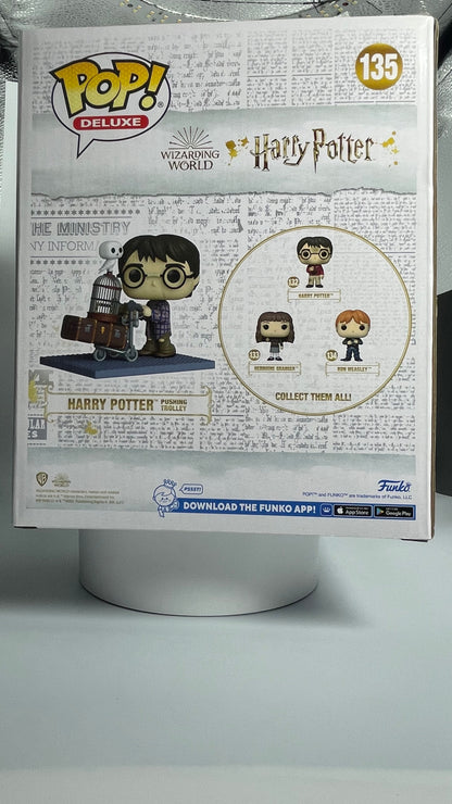 Funko Pop Deluxe Wizarding World Harry Potter Harry Potter Pushing Trolley 135