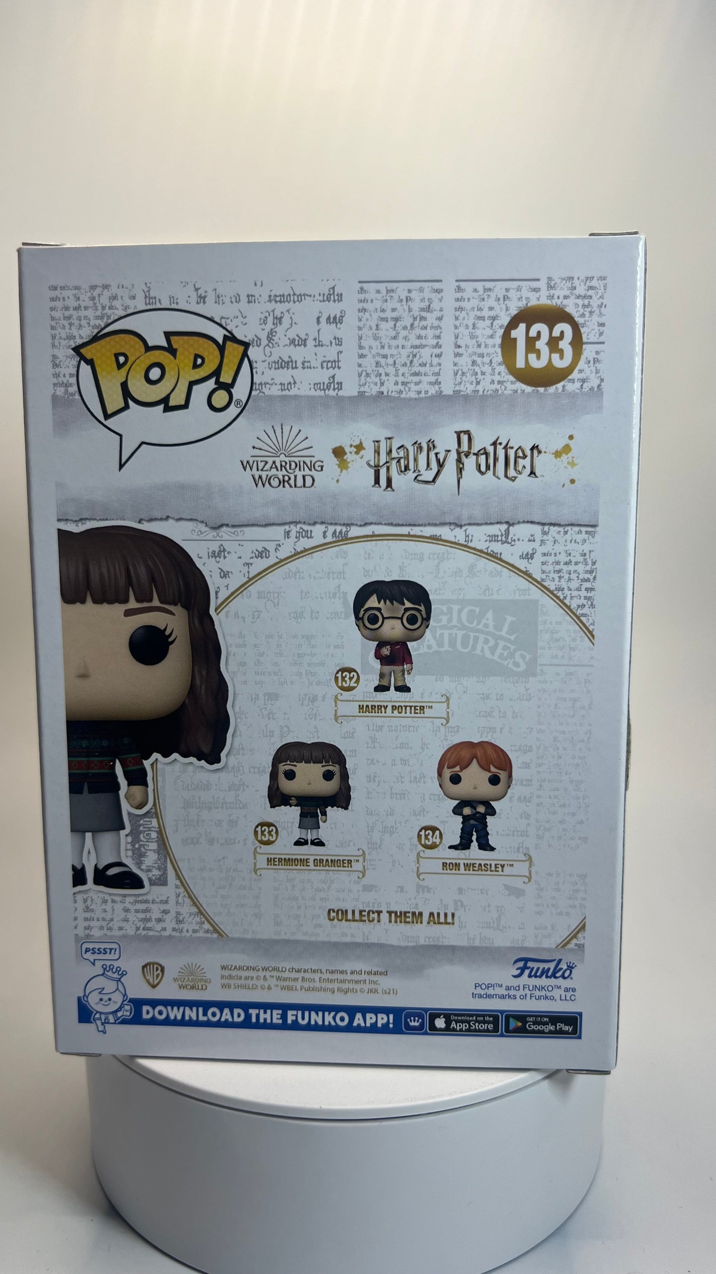 Funko Pop Wizarding World Harry Potter Hermione Granger 133