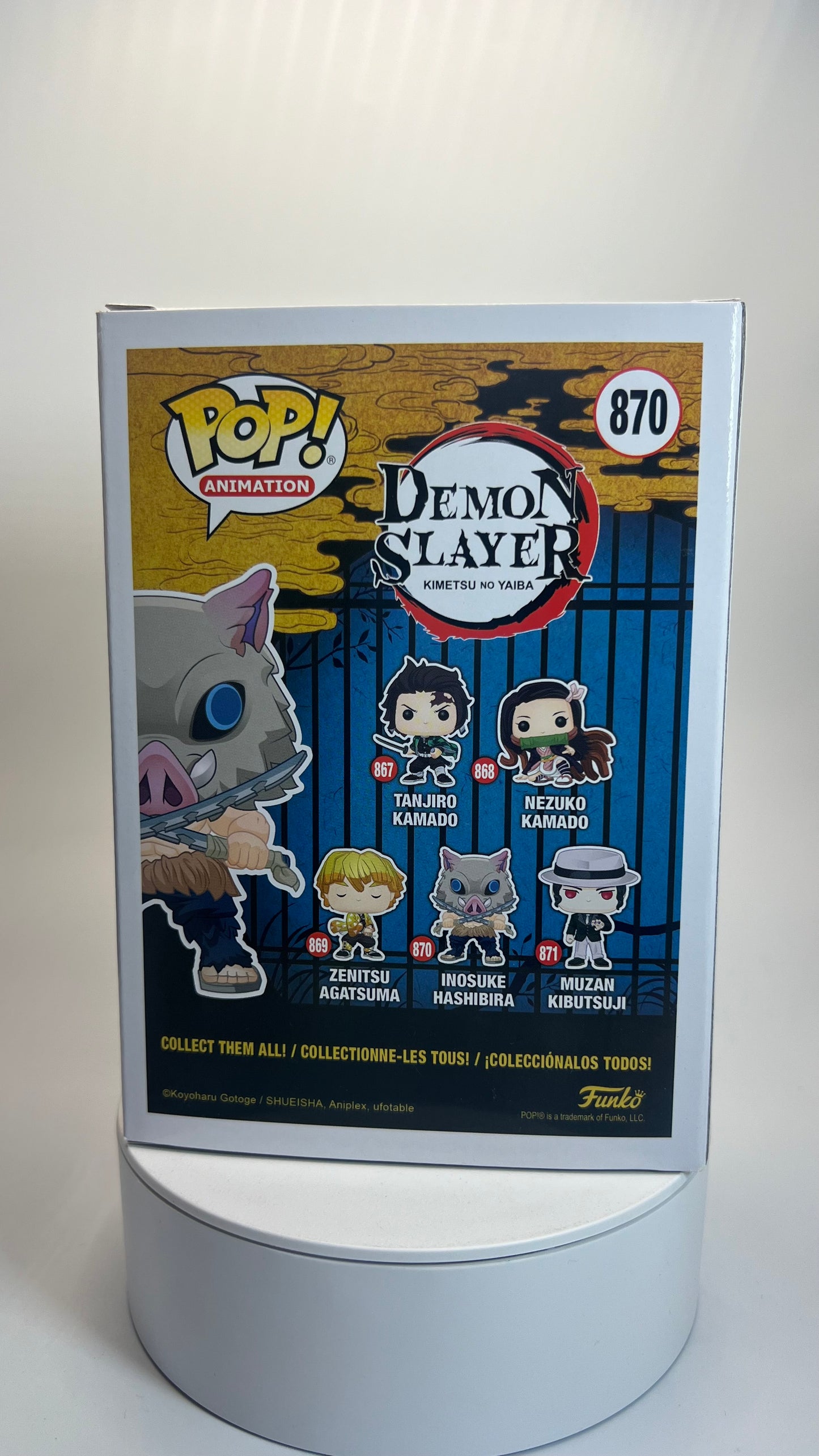 Funko Pop Animation Demon Slayer Inosuke Hashibira 870